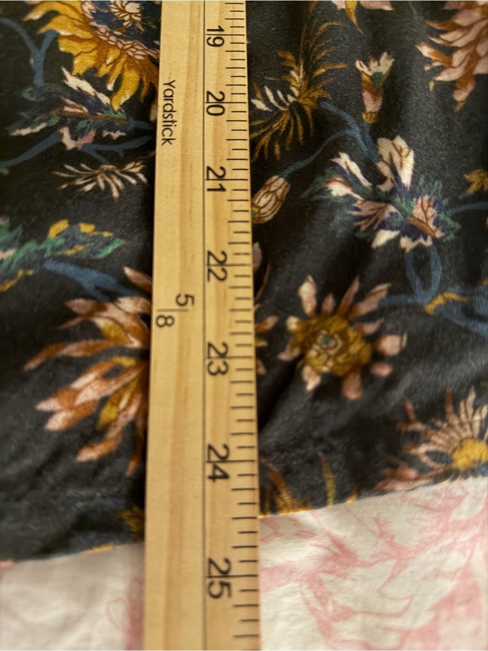 Natural Life Babydoll Boho Floral Paisley Top 3/4 Sleeve - Picture 6 of 7